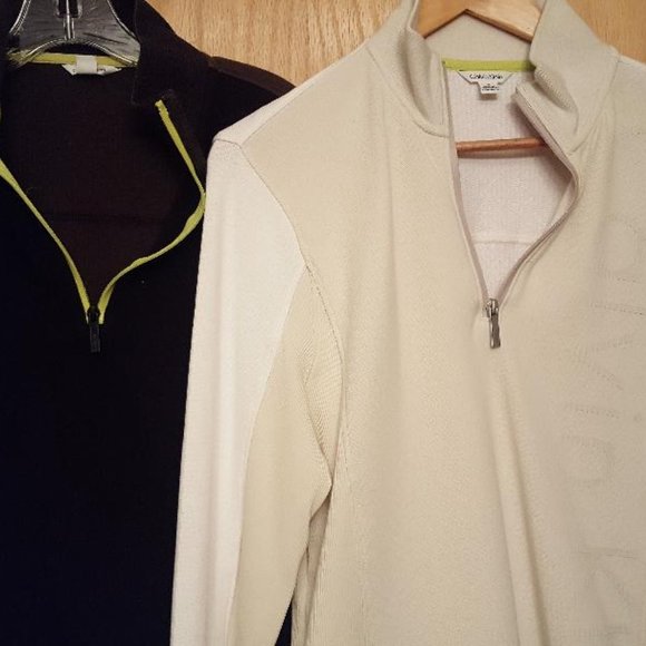 Calvin Klein 1/4 Zip Sweaters, Size M - Picture 2 of 2